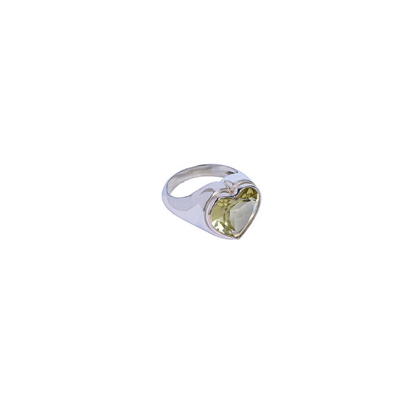 CAREBEAR SIGNET LEMON QUARTZ