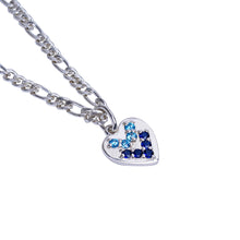 NAVGRADIENT HEART ON CHAIN BLUE