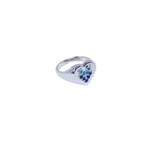 NAVGRADIENT HEART SIGNET BLUE