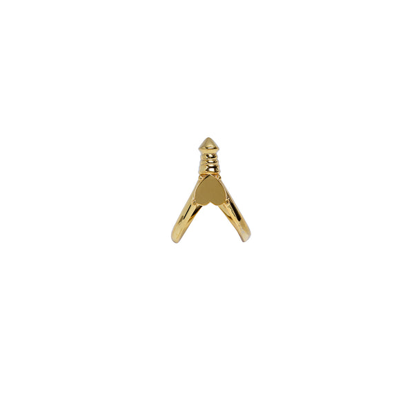 HEART ANTAAR RING - GOLDEN