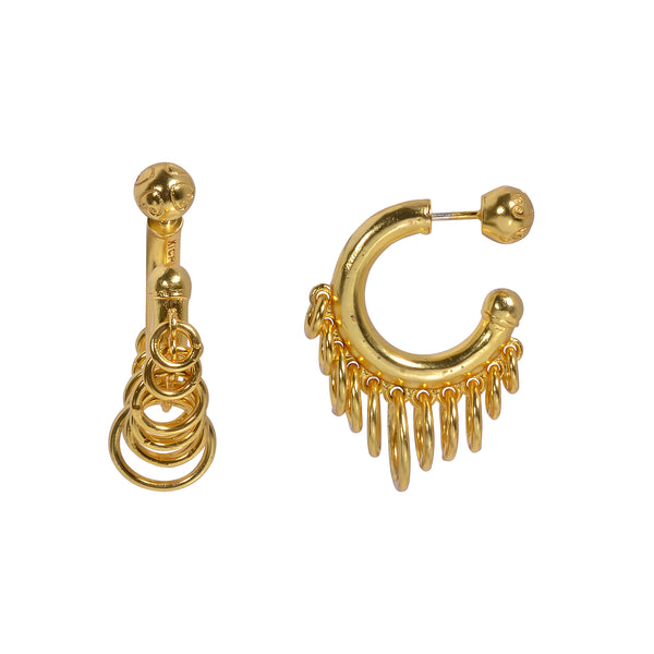 HALO EARRINGS GOLD