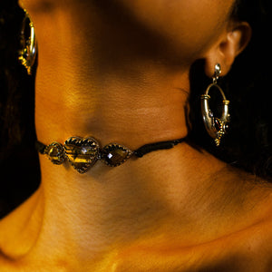 TRAVELLING HEART CHOKER