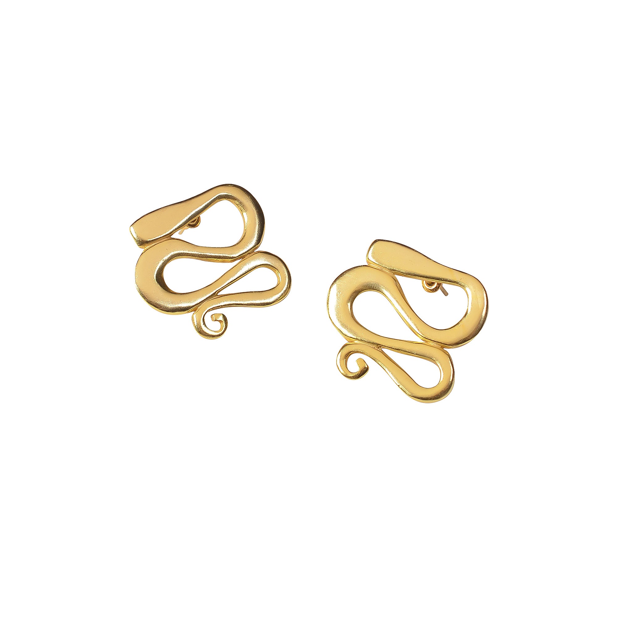 14k Large Gold Hoop Earrings 35MM – FERKOS FJ