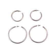 CLASSIC HOOPS SMALL SILVER
