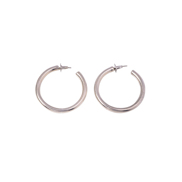 CLASSIC HOOPS SMALL SILVER