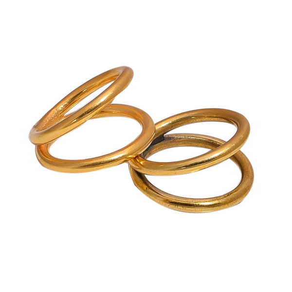 SPLIT COIL RING GOLD