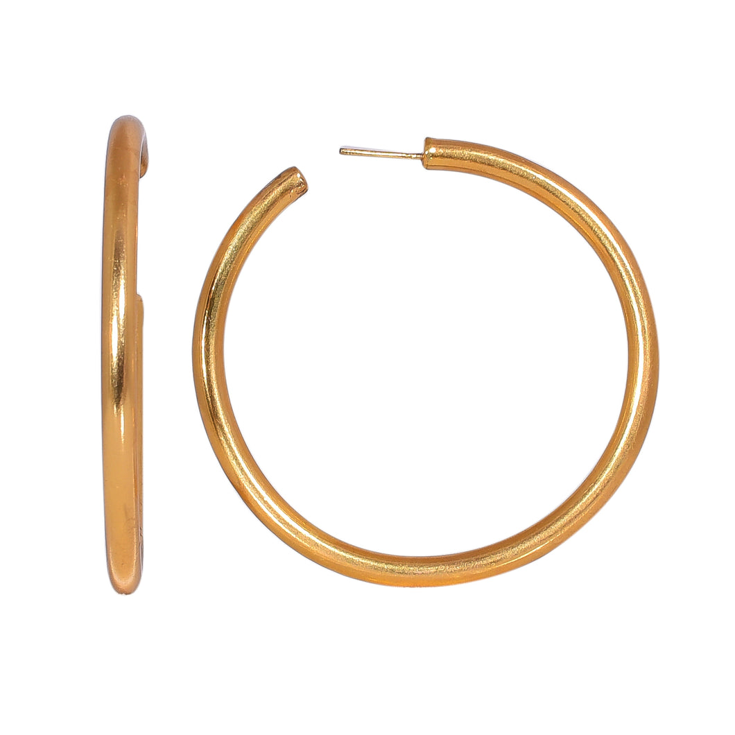 CLASSIC HOOPS LARGE GOLD