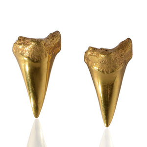 SHARKTOOTH EARTOPS GOLD